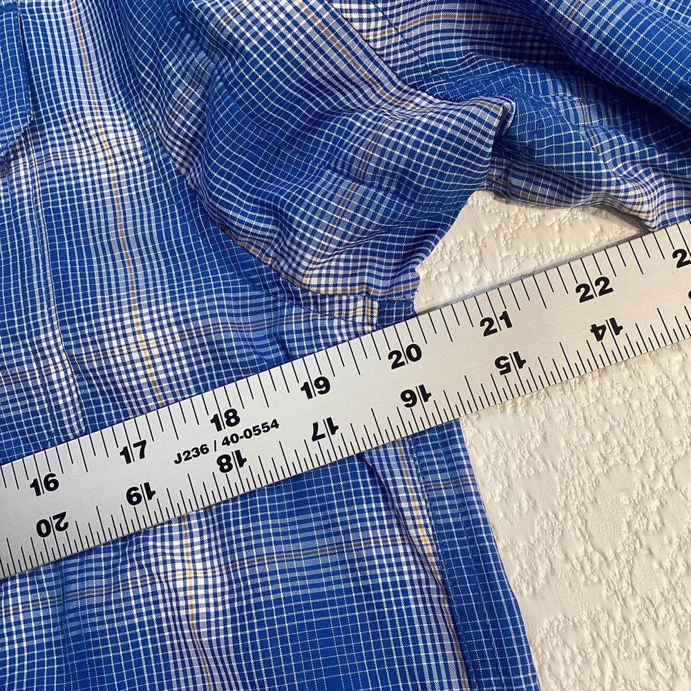 Duluth Trading Men's Armachillo Short Sleeve Plaid Shirt Small Cool Style 13265 - Picture 3 of 8